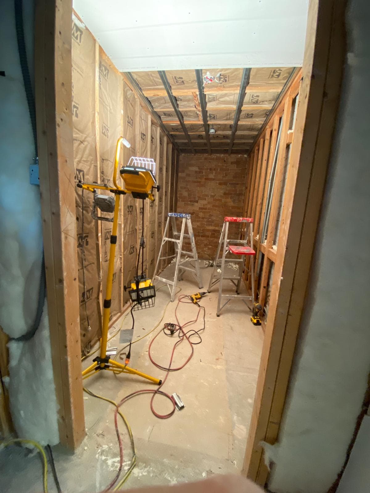 Wall Replacement and Insulation Work